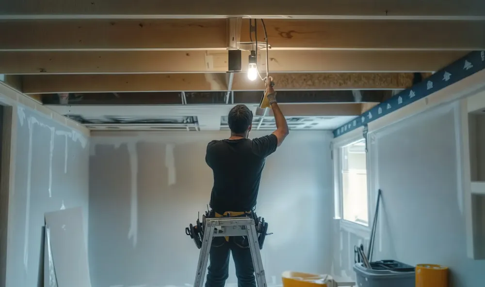 electricien-chantier-lumiere